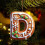 Acrylic 2D Christmas Letter Pendant A-Z 4