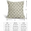 Kussensloop met blokprint, 45x45 cm, blauwgroen, polyester 5