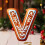 Acrylic 2D Christmas Letter Pendant A-Z 3