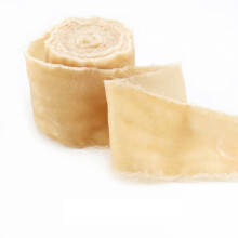Nastro di velluto sfrangiato da 4 cm (3 iarde) – per ghirlande, Natale, bouquet, regali, fiocchi, decorazioni per matrimoni
