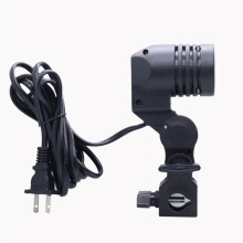 1.8m E27 Photography Light Lamp Holder with AC Socket Umbrella Holder and Bulb Mount for Photo Studio Lighting US Plug
