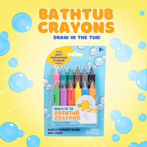 Bath Crayons Set Non-Toxic 24 Colors 2-Pack 2
