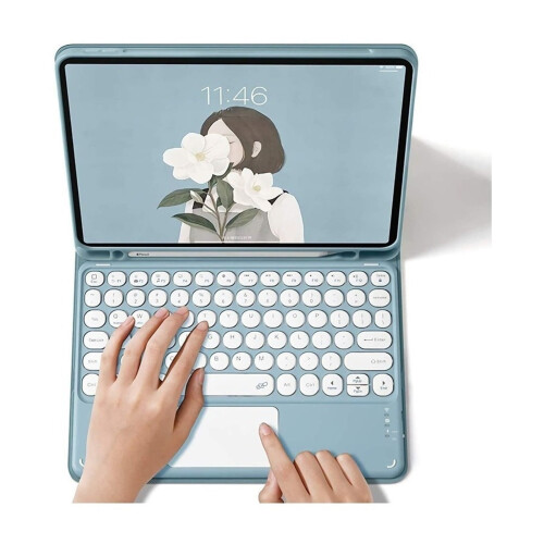 Teclado com touchpad compatível com iPad Air 5 e 4 (10,9 polegadas) - Design fino e elegante 2