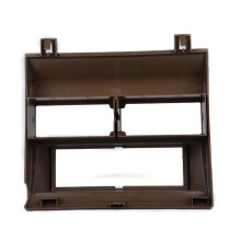 Kit de embellecedor de montaje para radio de bolsillo marrón para camionetas Chevy GMC de 1988 a 1994.