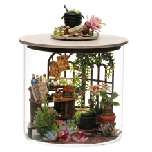 RAGUPEL Book Nook3D Kituri de asamblare creativă pentru colțuri de cărți pentru adulți Kit de design de tip cabană Style2