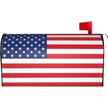 Magnetische, wasserdichte Briefkastenabdeckung mit amerikanischer Flagge, 21 x 18 Zoll (ca. 53 x 46 cm) – ideal für Haus, Garten und Hof.