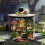 RAGUPEL Book Nook3D Συναρμολόγηση Βιβλίο Δημιουργικότητας Nook Κιτ για Ενήλικες Σχεδιασμός 5