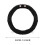 Plush Steering Wheel Cover Black Home Decoration 5