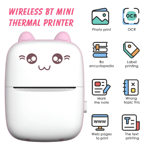 Miniprinter, draagbare mini-fotoprinter 2