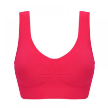 Soutien-gorge de sport grande taille sans coutures et confortable avec coussinets amovibles