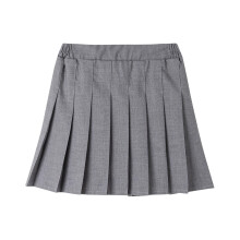 Saias de uniforme para meninas, saias-calça para meninas, saia de tênis plissada de cintura alta para meninas, saia evasê escolar com shorts
