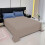 1 pcs Comfortable Breathable Twin Flat Sheet - Solid Green Cotton 450 Thread Count Machine Washable Bed Sheet (230x220x0.2cm) 6