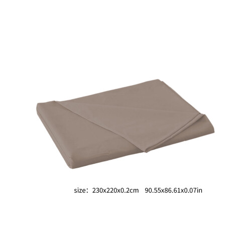 1 pcs Comfortable Breathable Twin Flat Sheet - Solid Green Cotton 450 Thread Count Machine Washable Bed Sheet (230x220x0.2cm) 2