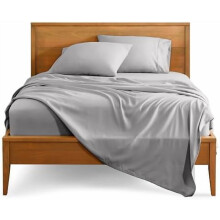 Luxury1800 Ultra-Soft Microfiber Twin XL Lakenset – Diepe Hoeslakens, Gemakkelijk Pasvorm, 3-delig (Lichtgrijs)