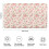 Tapete de banheiro floral antiderrapante em microfibra, 43 x 76 cm (17 x 30 polegadas) 3