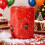 Kersttumbler met stippen, 350 ml 5