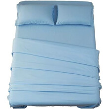 Mikrofaser-Bettwäscheset, Queen-Size, 4-teilig, tiefe Taschen