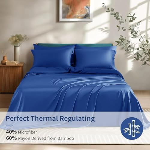 Bamboe Rayon Koellakenset Queen 4-delig 1