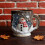 Κεραμική κούπα με βερνίκι Christmas Forest Crackle Glaze 12oz 5