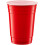Rote Einwegbecher aus Plastik, 18 oz (100er-Packung) 2