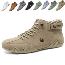 Waterproof Orthopedic Shoes for Men High Top Outdoor Boots Lightweight Handmade Casual Sneakers Hiking Walking