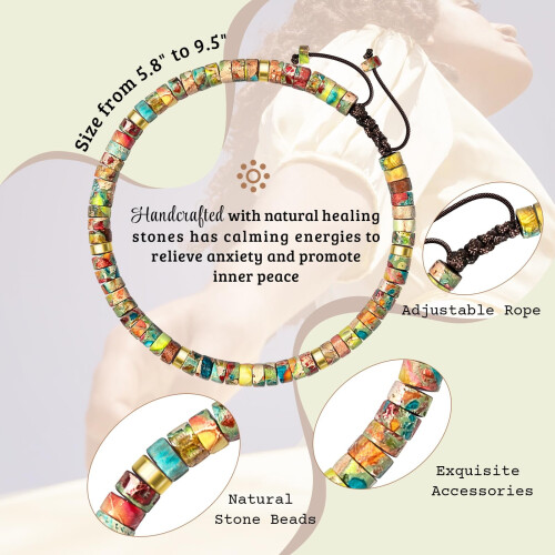 Pulsera Healing King Stone para mujer - 1 pieza 2