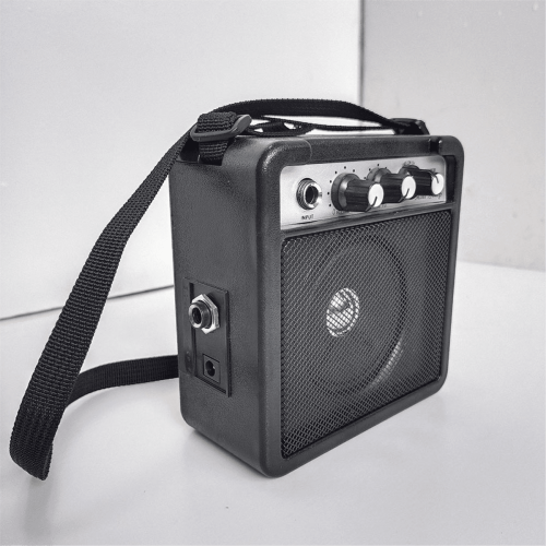 5W Mini Guitar Amplifier with 3.5mm/6.35mm Inputs and 1