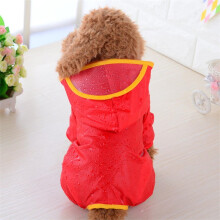 FAMTKT Pet Dog Puppy Rainwear Płaszcz przeciwdeszczowy Kurtka z kapturem dla zwierząt Ubrania, Akcesoria na przyjęcie urodzinowe dla psów,
