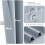Light Blue Blackout Curtains 40" W x 63" L, Pair 4