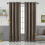 Cotton Blackout Curtains Brown 52x96 Inch 1 Panel 1