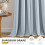 Light Blue Blackout Curtains 40" W x 63" L, Pair 5