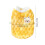 Gelbe winddichte Hundewinterjacke XL 3