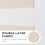 Kabellose Zebra-Rollos, 25 x 75 Zoll, Beige 4