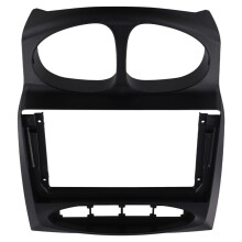 9 Inch Car Fascia Radio Panel for  Santafe 00-06 LHD Dash Kit Plate Facia Console Bezel Adapter 9inch Cover Trim
