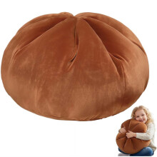 Plüschkissen „Brauner Zuckerbrötchen“, 45 cm