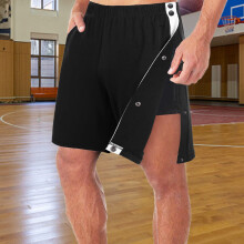 Pantalones cortos desmontables para hombre, ropa adaptada postoperatoria, pierna ancha, cierre a presión, corte holgado.