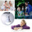 Solar LED Lamp with Remote Control 350LM Portable 2