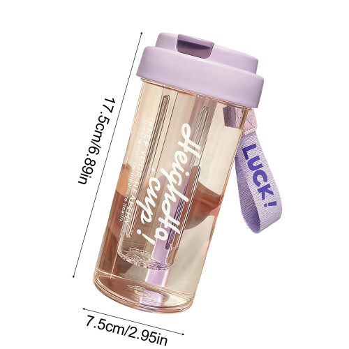 Gobelet transparent avec couvercle et paille, 950 ml (32 oz). 2