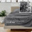 Queen Sheet Set – 1800Ultra-Soft Microfiber, Double-Brushed, Deep Pockets, 4-Pc, Grey 4