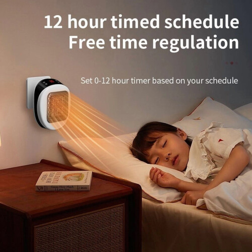 Wall-mounted ceramic heater600W with LED display and 2