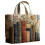 Bolsa tote vintage YOCBZ em algodão acolchoado para mulheres, 13,4x 1