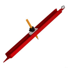 Aluminum Alloy Contour Gauge 300mm with Pointer and Pulley Ends for Precise Shape Replication