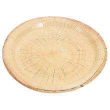 Farfurii rustice pătrate kaki, 16 buc., 18x18 cm