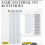 Blackout Curtains with Silver Grommets, Grey-White, 2 5