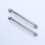 Stainless Steel Bathroom Grab Bar 2.5x40cm 2 pcs 5
