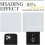 Blackout Curtains with Silver Grommets, Grey-White, 2 4
