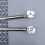 Stainless Steel Bathroom Grab Bar 2.5x40cm 2 pcs 4