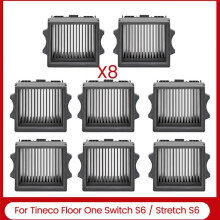 8PCS HEPA Filter for Floor One S6 Stretch S6 Wet Dry Vacuum Cleaner Parts Consumable Washable Filter