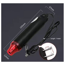 Hot Air Blower Soldering Temperature Blower Electric Power Hot Dryer Hot Air Blower for Shrink Tubing Car Wrap (US)