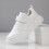Witte kindersneakers met klittenbandsluiting, maat 39 8